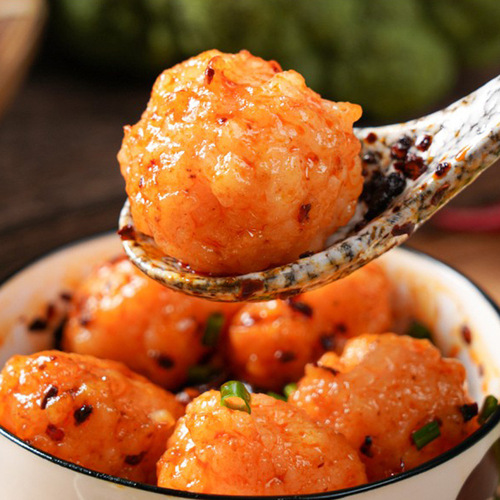 Fresh Shrimp Paste for Home Use, Pure Shrimp Paste, Small Packaged Shrimp Balls, Douchi Hot Pot Ingredients, Hot Pot Side Dishes