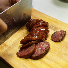 貴州特產香腸臘腸臘肉農家柏香丫煙熏的土豬肉麻辣味500臘腸