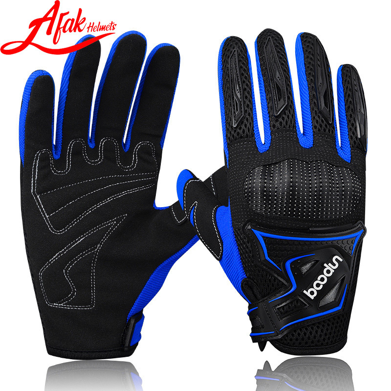 Guantes de coche eléctrico de la motocicleta que montan fuera de la carretera de los hombres y de las mujeres que compiten con los guantes resistentes a la caída respirable