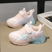 巴拉巴拉女童运动鞋秋冬加绒库洛米儿童棉鞋女冬季运动亮安特踏步