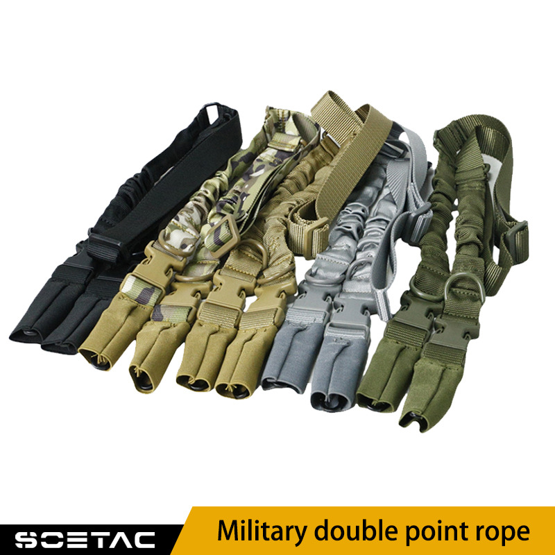 Durable americano dos puntos pistola cuerda Misión al aire libre cuerda SLR Sling cordón táctico estándar doble punto Correa en stock
