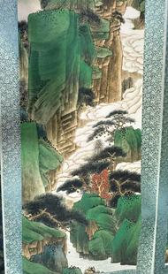 Antique Wholesale Four-Panel Wall Paintings Celebrity Antique Calligraphy and Painting Landscape Figures Four-Panel Hanging Paintings Living Room Four-Panel