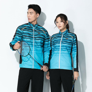 Autumn and winter quick-drying tennis climbing breathable couple jackets badminton suits men and women casual sports suits table tennis new