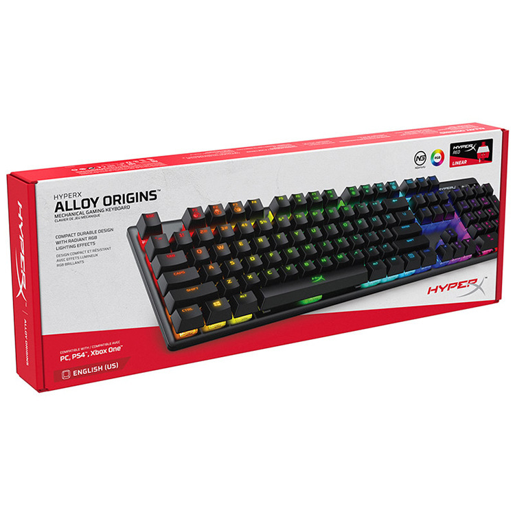 hyperx extremely unknown Aloy Origins origin RGB game mechanical keyboard 104 key water axis