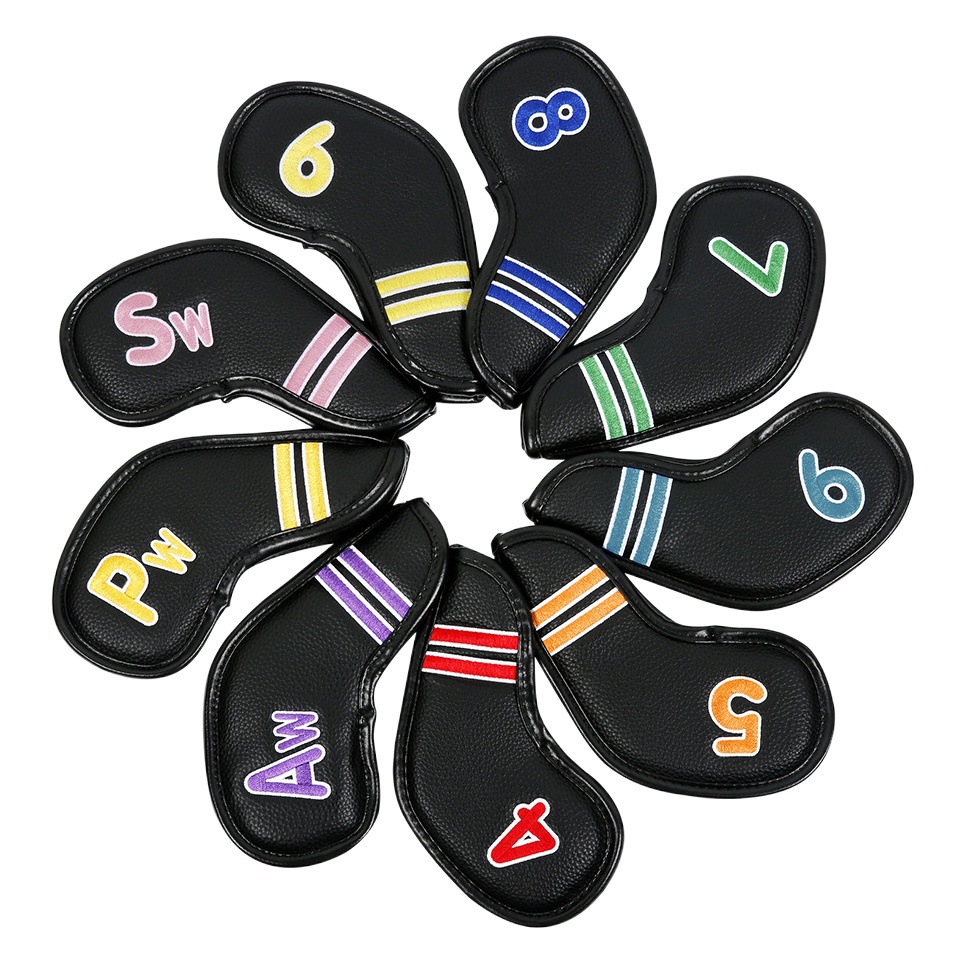 Variedades de auto-Suministro de fábrica multi-reclutamiento transfronterizo de comercio electrónico PU barra de hierro conjunto casquillo de la bola conjunto de la barra de hierro de golf conjunto