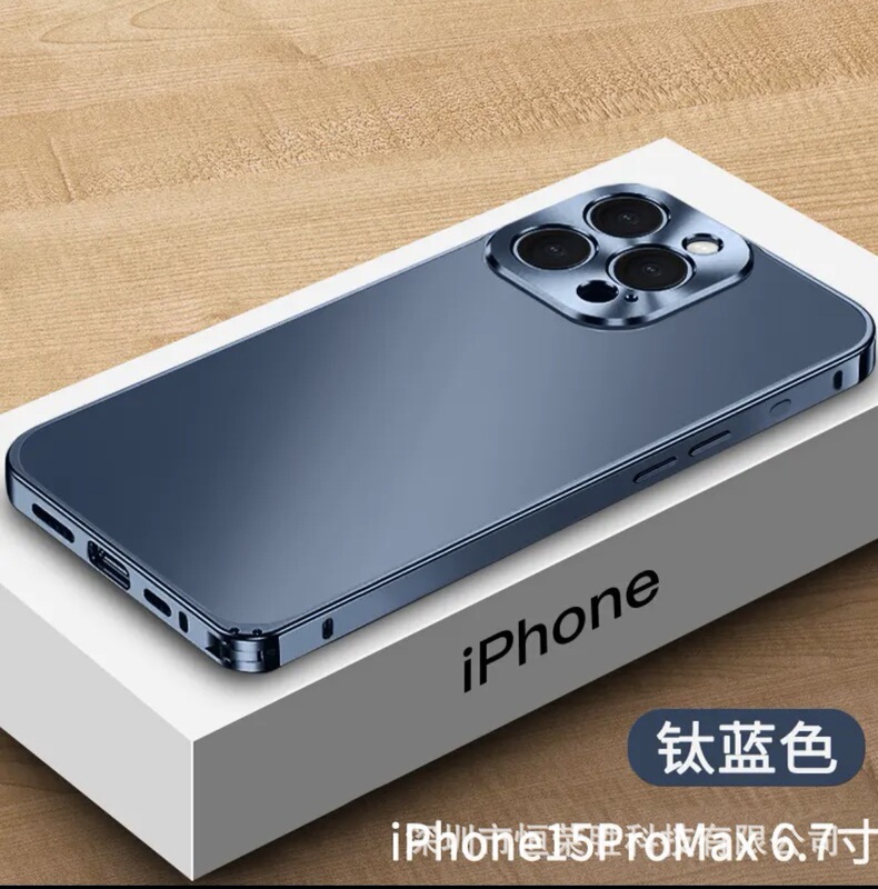 新しいクロスボーダーホットスタイルメタルフレームオリジナルカラーモサバックパネルはApple 16 16pro16promaxに適しています|undefined