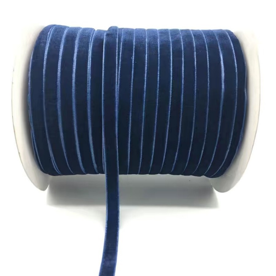 Azul tibetano * 1 cm de ancho * 5 m de largo