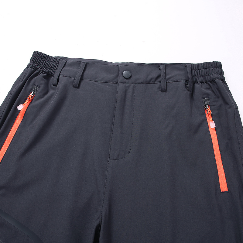 Pantalones largos de secado rápido para hombre, pantalones deportivos para senderismo, resistentes al viento y a la lluvia, holgados, informales y cómodos, para primavera y otoño