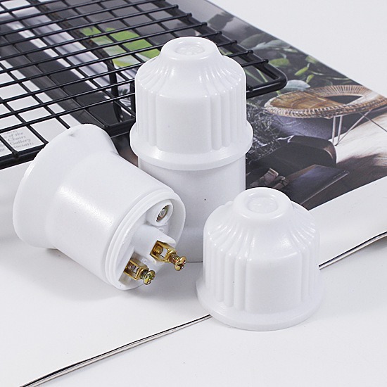 27 screw cap lamp holder bulb lamp cap thickened E27 screw energy saving e27 household lukou chandelier suspension