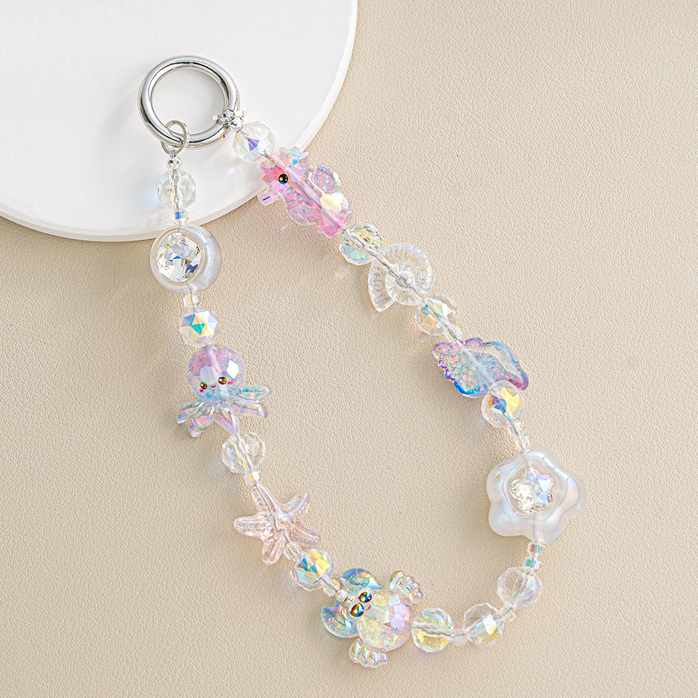 [10 - 20 paquetes] caracol conchas cuentas diy cadenas de llaves para teléfonos móviles colgando estrellas de mar accesorios de cuentas a granel