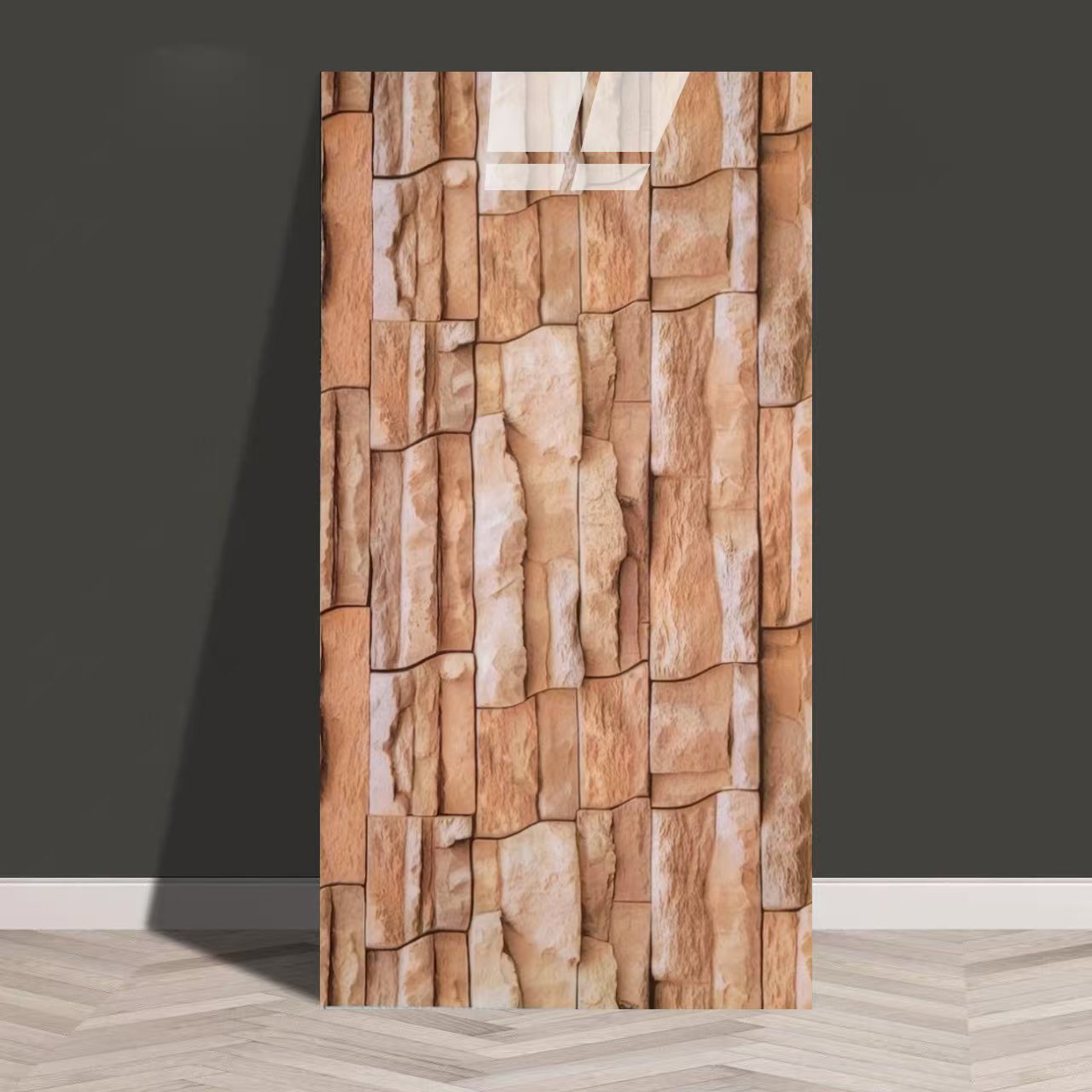 Baldosas de mármol transfronterizas autoadhesantes pegatinas de pared decorativas cocina gruesa baño renovación impermeable a prueba de aceite
