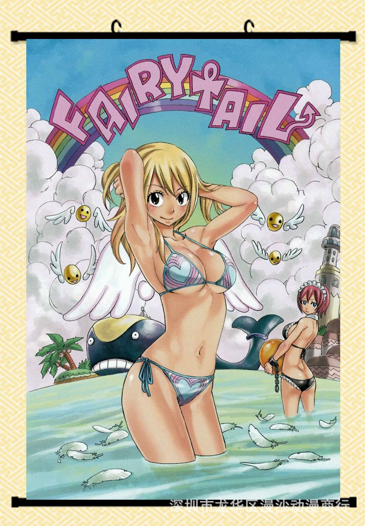 Плакат "Fairy Tail" магия тьмы, выставочный постер, зарубежная торговля