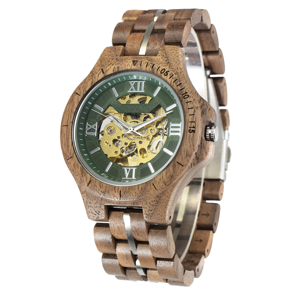Mechanical retro mechanical watch handmade stainless steel
