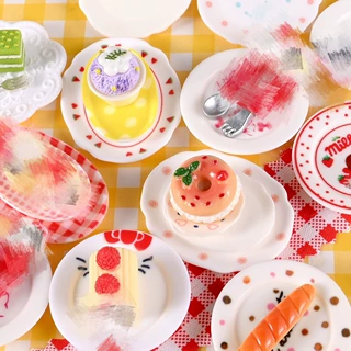 新款迷你微缩可爱卡通餐具勺子叉 子高颜值微缩餐具 食玩场景道具