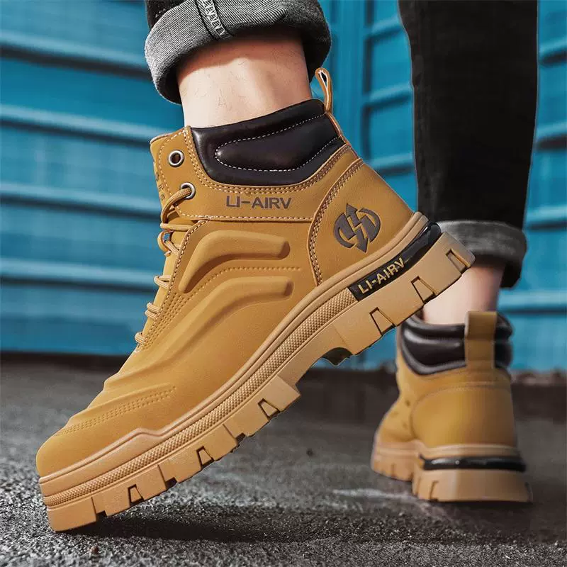 Ботинки Martens стиль English, высокие повседневные, массивная подошва, размеры 39–44