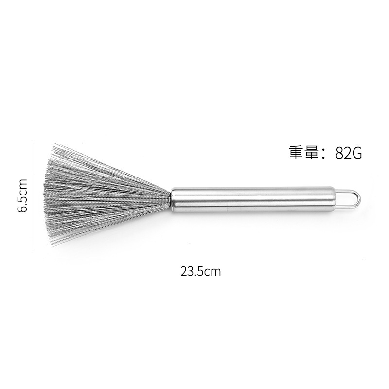 不锈钢锅刷新款大号清洁厨具不藏污厨房家用洗锅神器钢丝长刷子|undefined