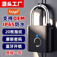 涂鸦tuya指纹挂锁包包旅行健身房宿舍柜小锁柜子密码挂锁指纹蓝牙