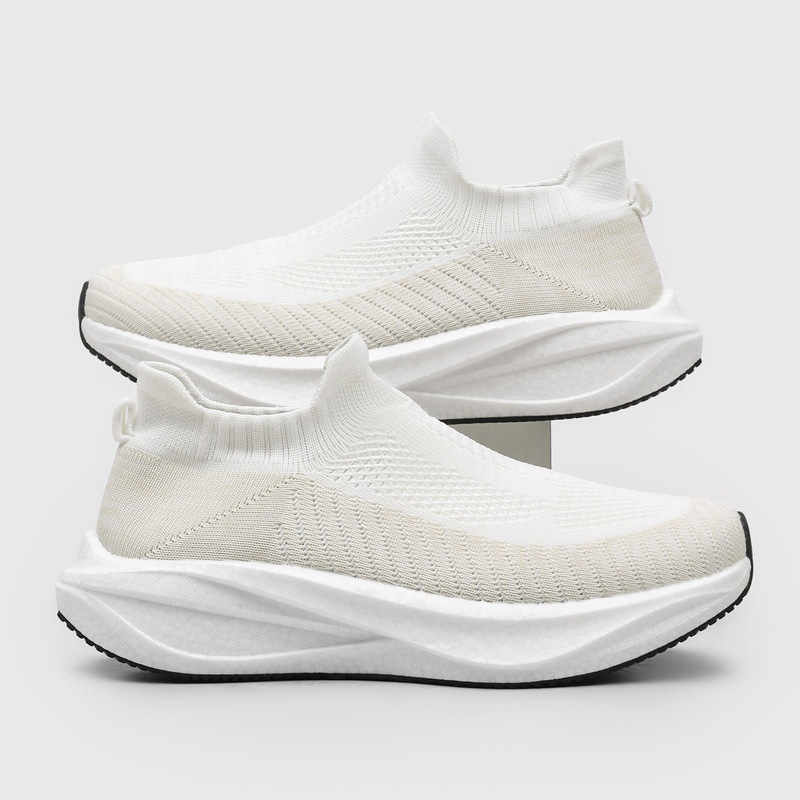 Zapatillas de Tejido de Punto con Suela Gruesa de TPU y Malla Ligero, Flexible para Deportes image 3