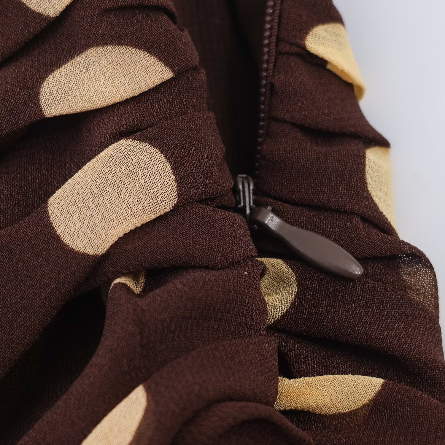PB&ZA Women's Asymmetrical Midi Skirt French Gentle Mesh Polka Dot Summer New Arriva_ecoleips.com
