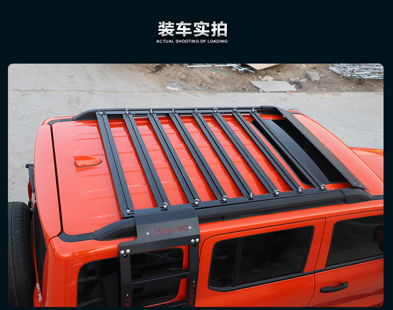 Tank 300 Dedicated Internal Roof Rack Without Crossbars, Luggage Rack, Roof Basket, Platform
