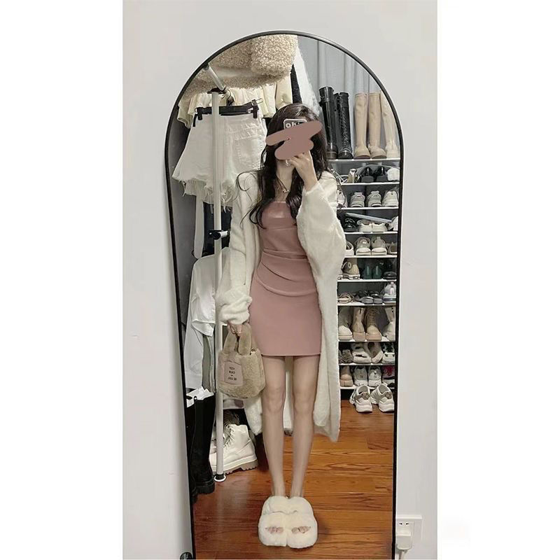 (2개) 달콤한 스타일 여성 세트 2023 시즌 새로운 스타일 게으른 스타일 니트 카디건 스웨터 타이트 허리 엉덩이 스커트 여성 패션