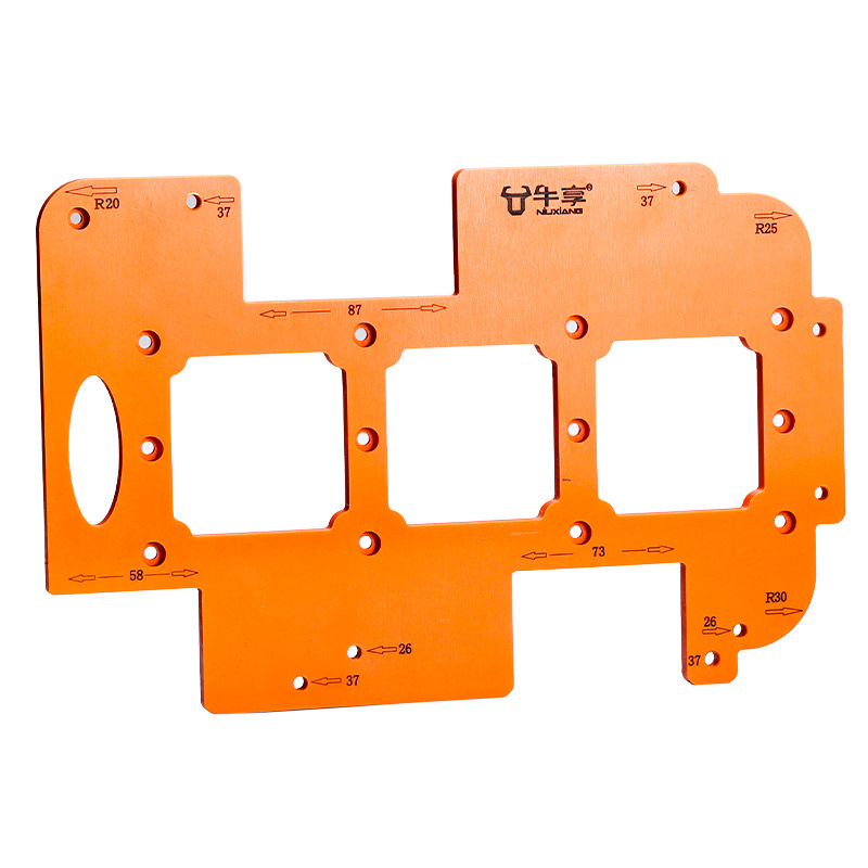 Multifuncional invisible 3 en 1 molde de apertura de carpintería universal molde de apertura de ranura de armario de carpintería