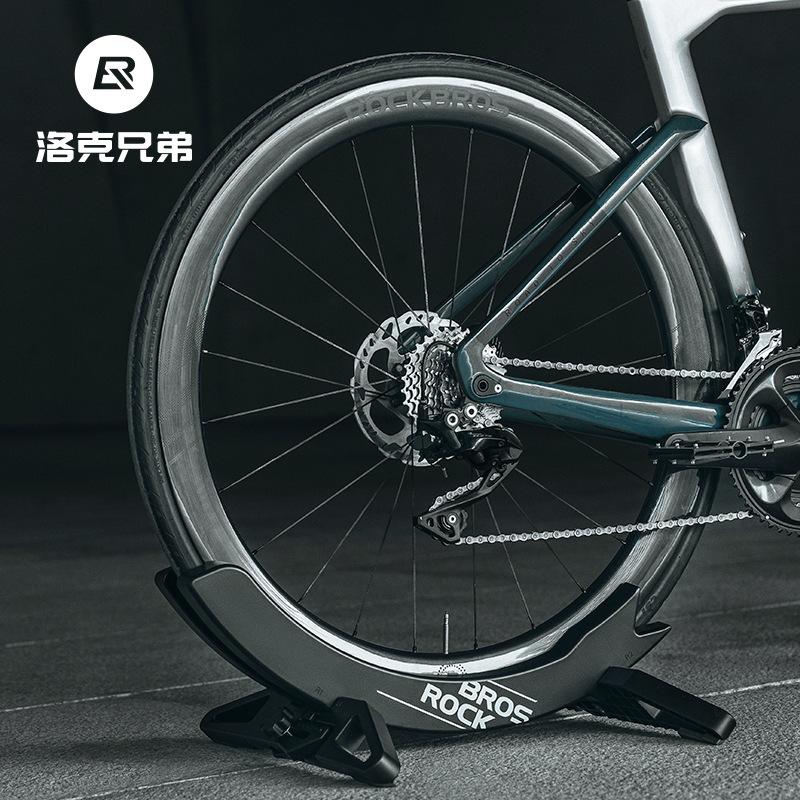 Rock brothers road mountain bike parking stand display stand fixed foot support bracket adjustable base home