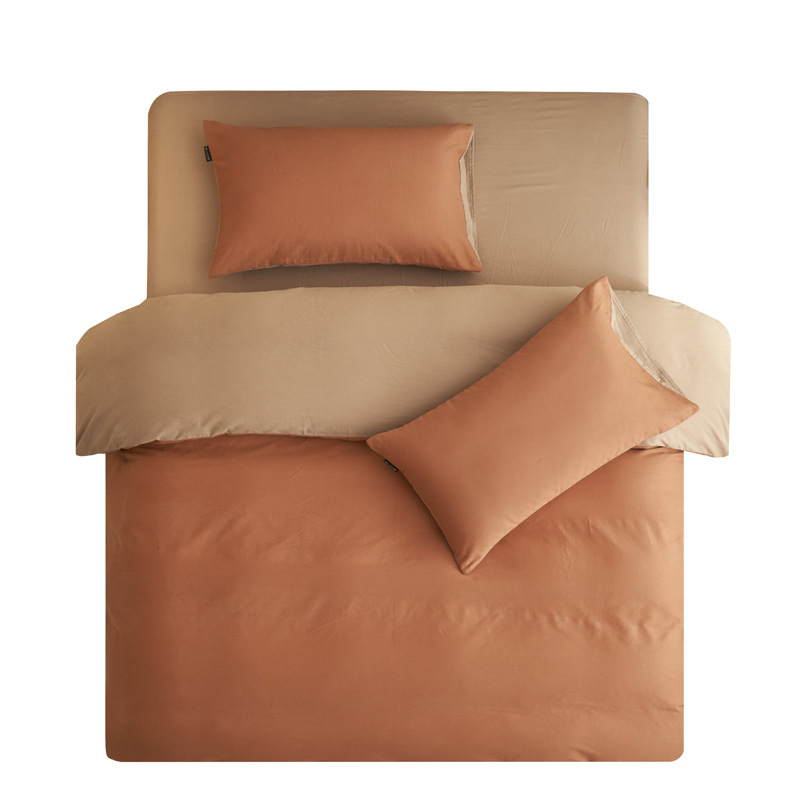 Cama de cuatro piezas de algodón 2025, nueva sábanas de algodón, colcha de cama, cama de cama, dormitorio de estudiantes, tres piezas