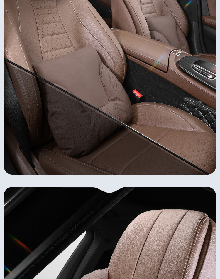 Fanxi Is Suitable for Mercedes-Benz, Bmw, Audi, Maybach Seat Cushion Set, Car Interior Accessories, Headrest, Waist Pillow, Neck Pillow
