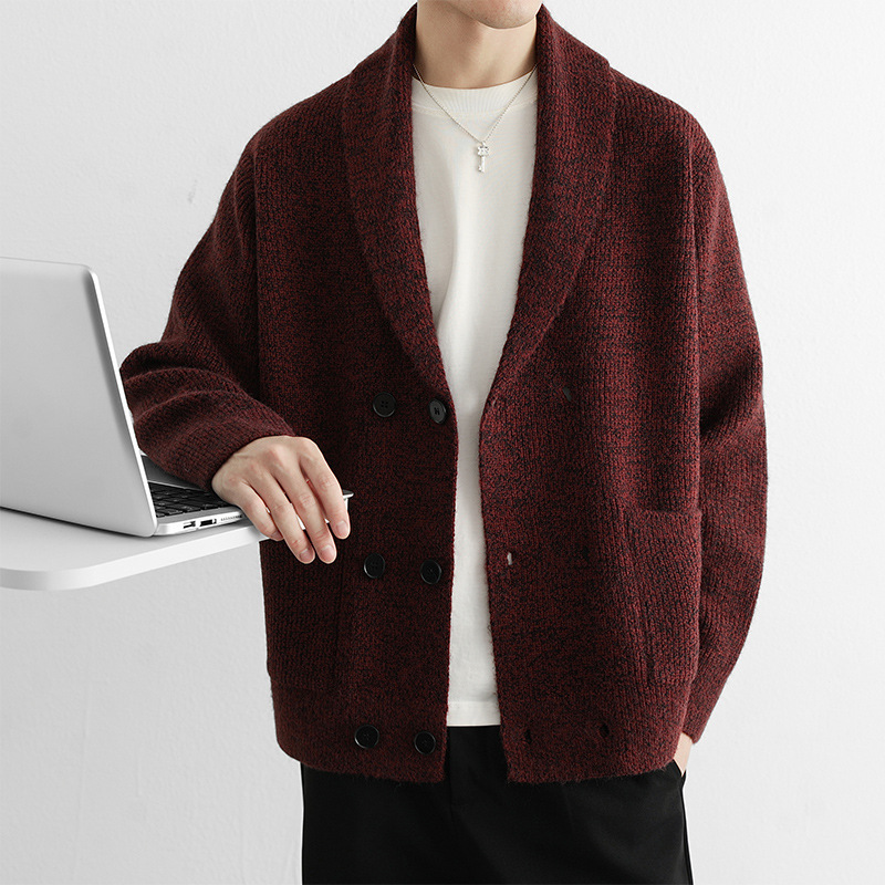 Fashionable Young Men's Casual Cardigan Sweater New Daily Commuting Style