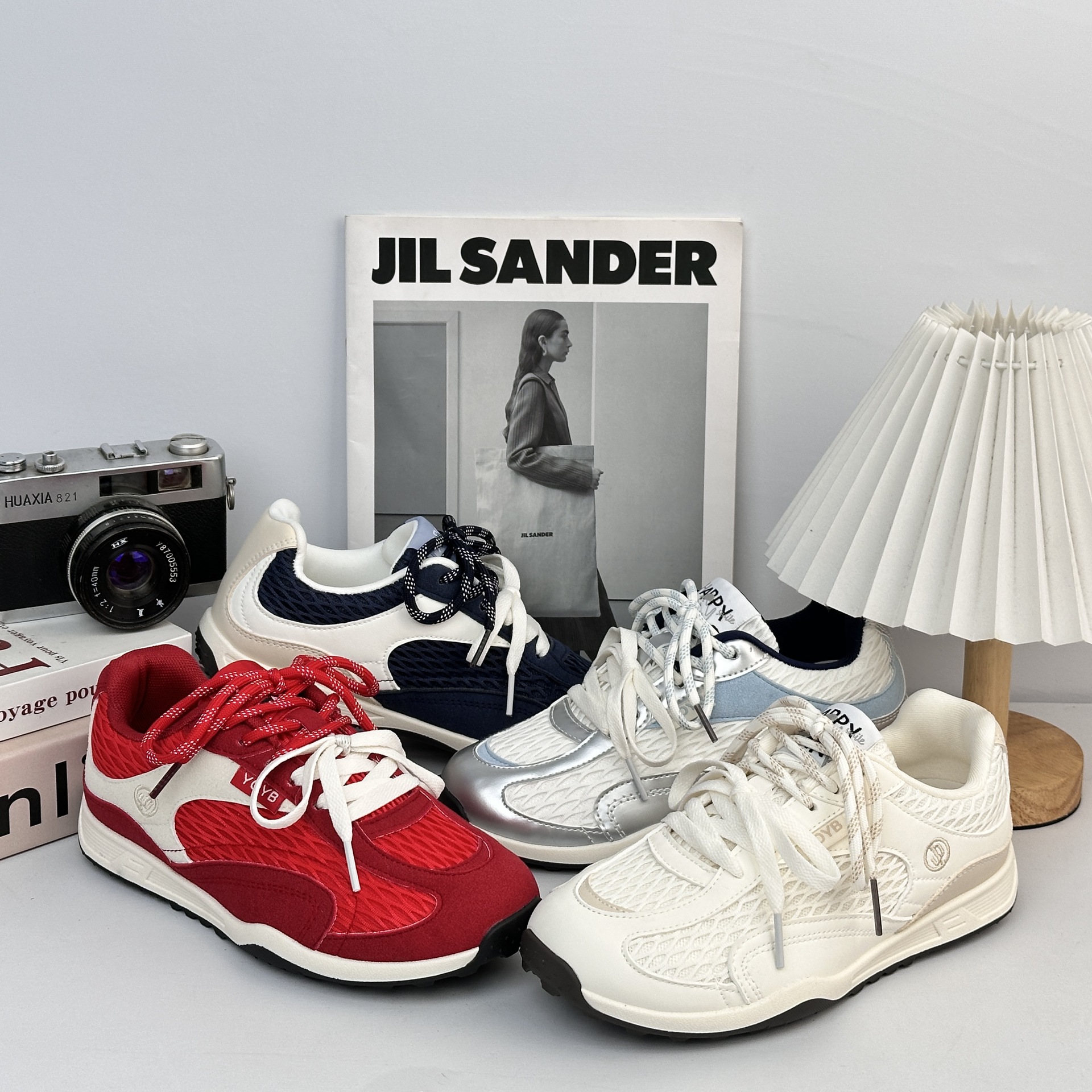 Yuanbo zapatos de verano de malla para mujeres zapatos deportivos de malla transpirables para niños 2025 nuevos zapatos casuales de estilo universal