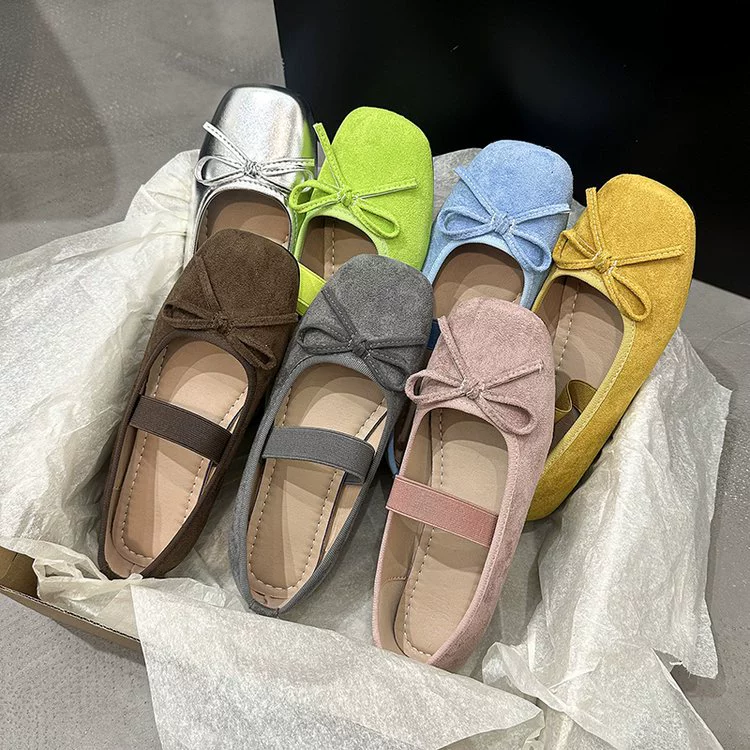 Французские плоские балетки для женщин 2025, новые летние белые ретро балетки в стиле Мэри Джейн с юбкой