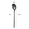 Spoon Household Baking Titanium Plating Titanium Network Red Korean Spoon Creative Polyspace Stainless Steel Eat Spoon Taste Sweet Sweet Sweed