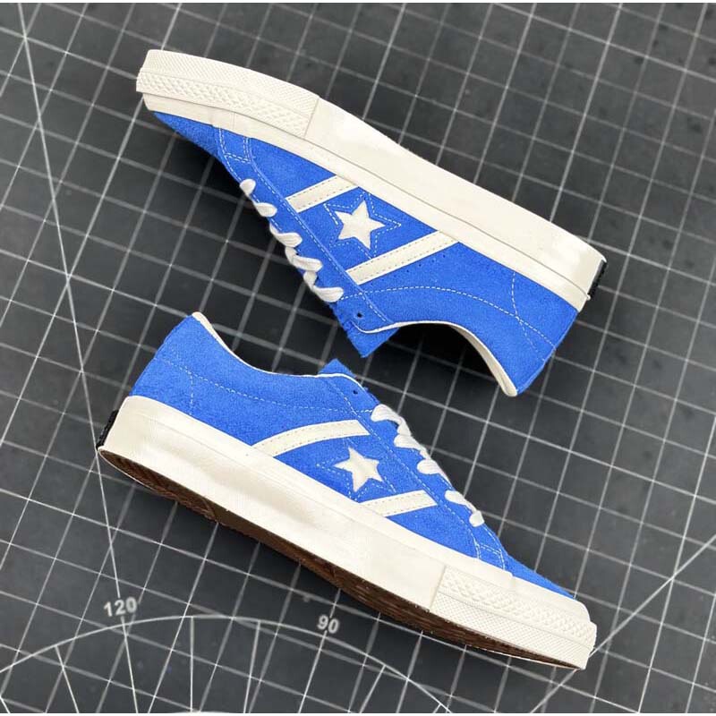 2024 new one-star suede retro sapphire blue low-top casual shoes lovers shoes