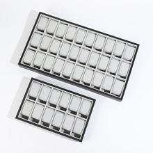 现货批发金丝楠纹手表收纳盒24位手表盒高级感手表手链首饰展示盘