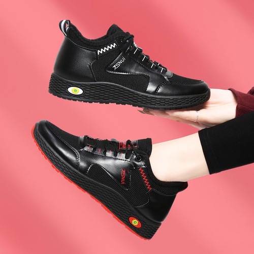 2024 New Women's Shoes Spring Korean Version Versatile Casual Shoes Comfortable Breathable Shoes Teenagers Sports Shoes Mom's Shoes