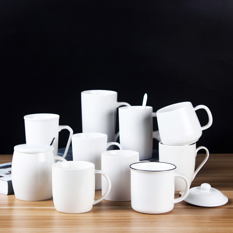 LOGO定 制陶瓷马克杯广告实用礼品咖啡水杯创意烤花杯DIY变色杯子