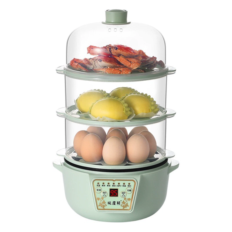 Игра с кожаным медведем может быть зарезервирована для обычной яичной плиты, пароварки для яиц с автоматическим отключением питания, бытовой многофункциональной машины для завтрака, яичной плиты God