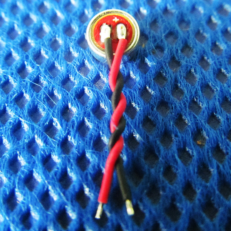 直播2.4G无线领夹麦克风咪头双电容抗干扰焊12mm软绞线4015咪头