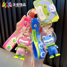 头罩青蛙宇航员钥匙扣可爱公仔包包挂件汽车钥匙链爪机小礼品批发