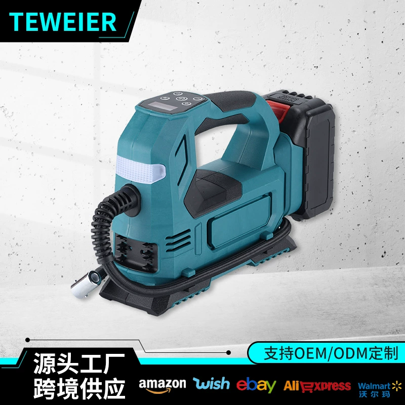 Трансграничный многофункциональный электрический надувной насос бытовой автомобиль электрический воздушный насос внешней торговли беспроводной литий цифровой насос