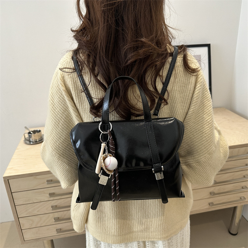 Bolso retro de gran capacidad para mujeres 2024 nuevo estilo universal de hombro mochila de viaje tote mochila de hombro multifuncional