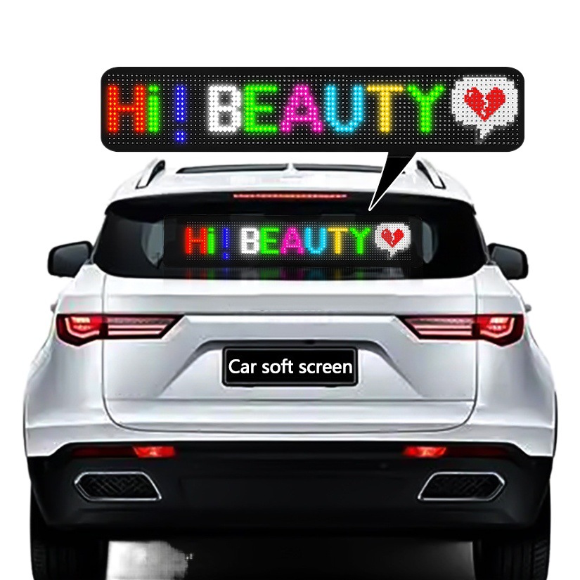 Pantalla flexible LED transfronteriza para teléfono móvil, monitor de envío, ventana trasera de coche, pantalla flexible, pantalla grande