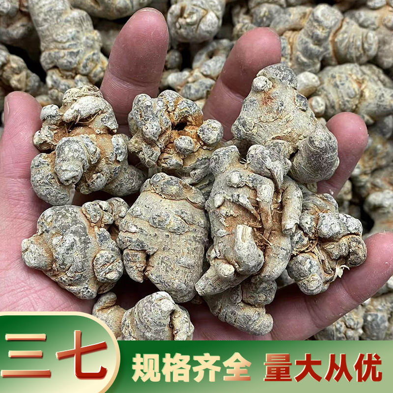 【批发】三七云南文山三七头多规格大货无剪口足干四宝粉特级田七