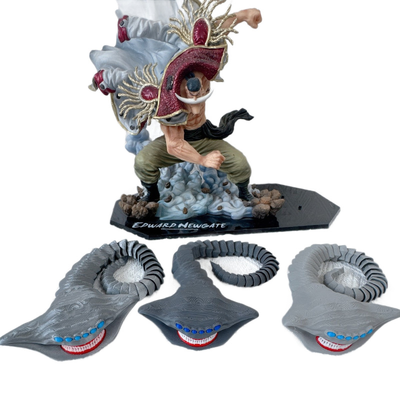 Cross-Border Foodie Model 3D Printed Deep-Sea Monster Maya Blue Leviathan Monster Figurine