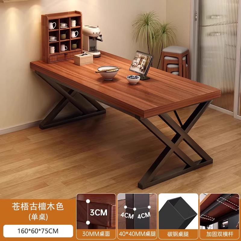 Tienda de fideos, mesa y silla, comedor comercial, restaurante de desayuno, mesa especial para cenar, tienda de comida rápida rectangular simple, combinación de mesa y silla