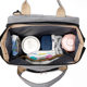 Cross-border Hot-selling Fashion Folding Crib Mother and Baby Bag Large Capacity Portable Bottle Diaper Shoulder Mommy Bag