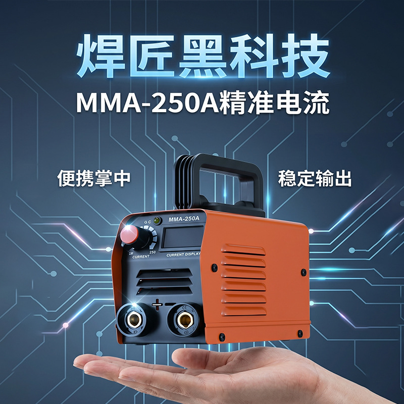 Máquina de soldar inversora IGBT MMA, pequeña y ligera, ideal para proyectos de bricolaje en el hogar.