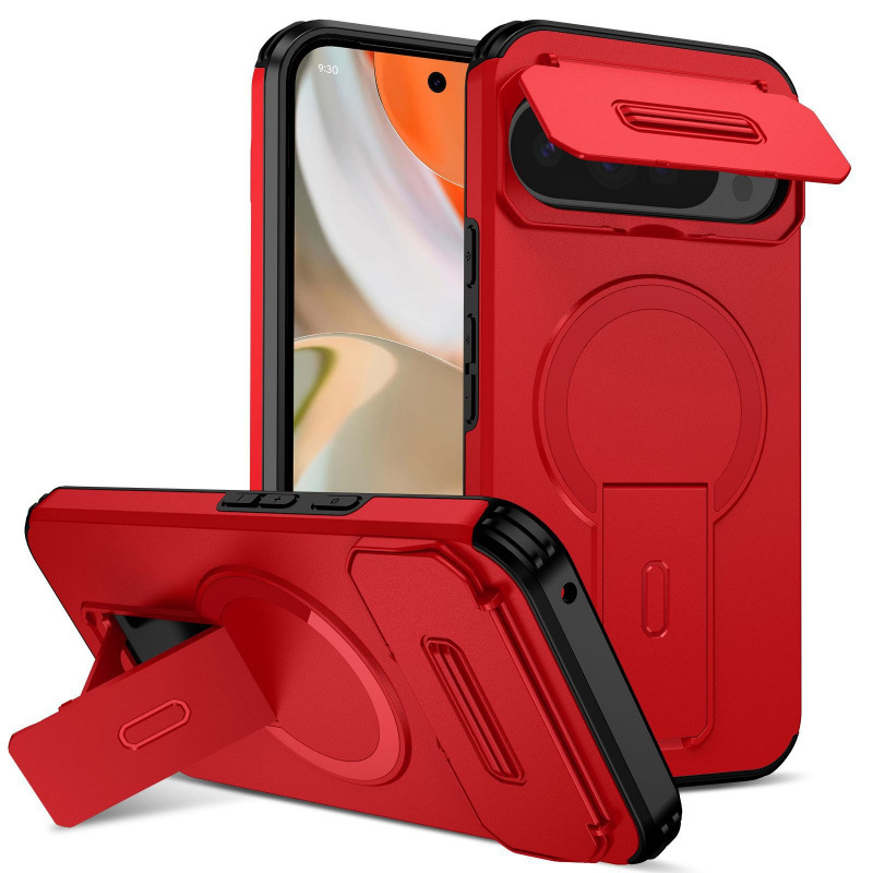 Red lens charging, invisible tubing