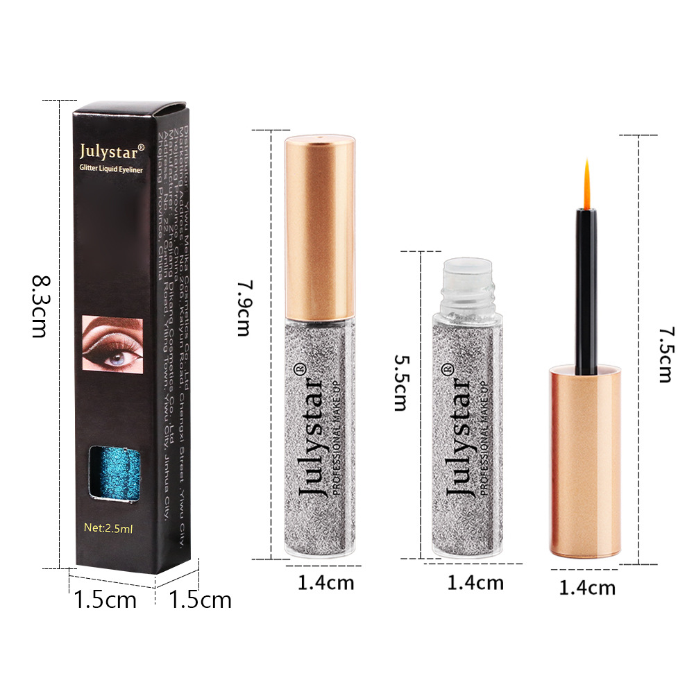 Eyeliner color pearlescent eyeliner waterproof oil proof eye shadow liquid_voghion.com